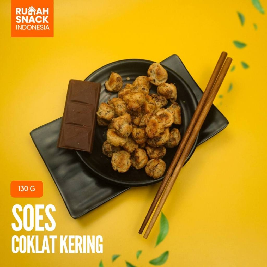 

Makanan Ringan Soes Coklat 130g Cemilan Snack Manis Extra Coklat