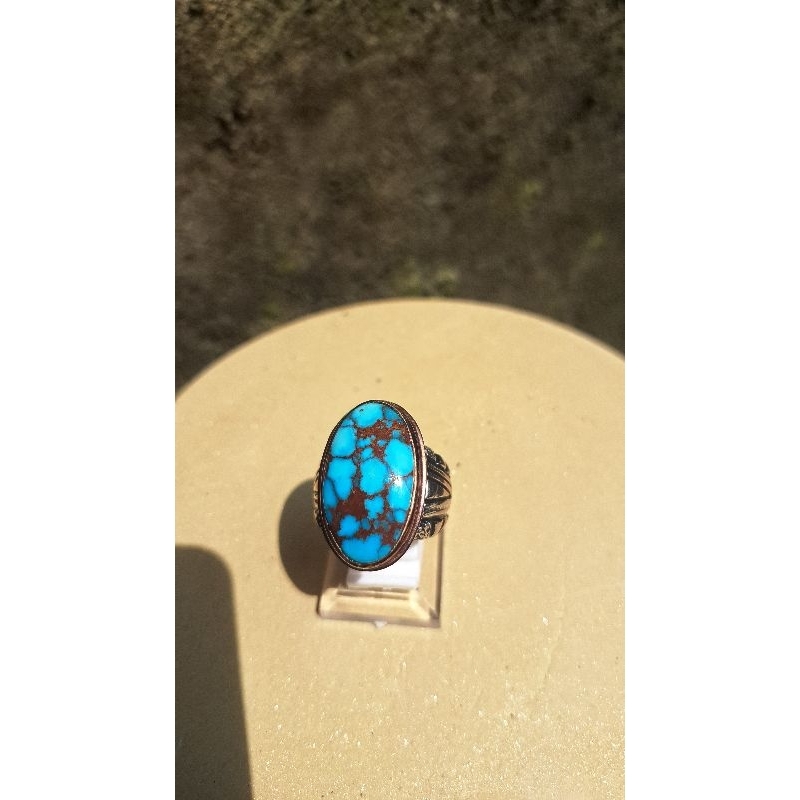 Batu Akik Pirus Mesir Asli ( Blue Fanci )