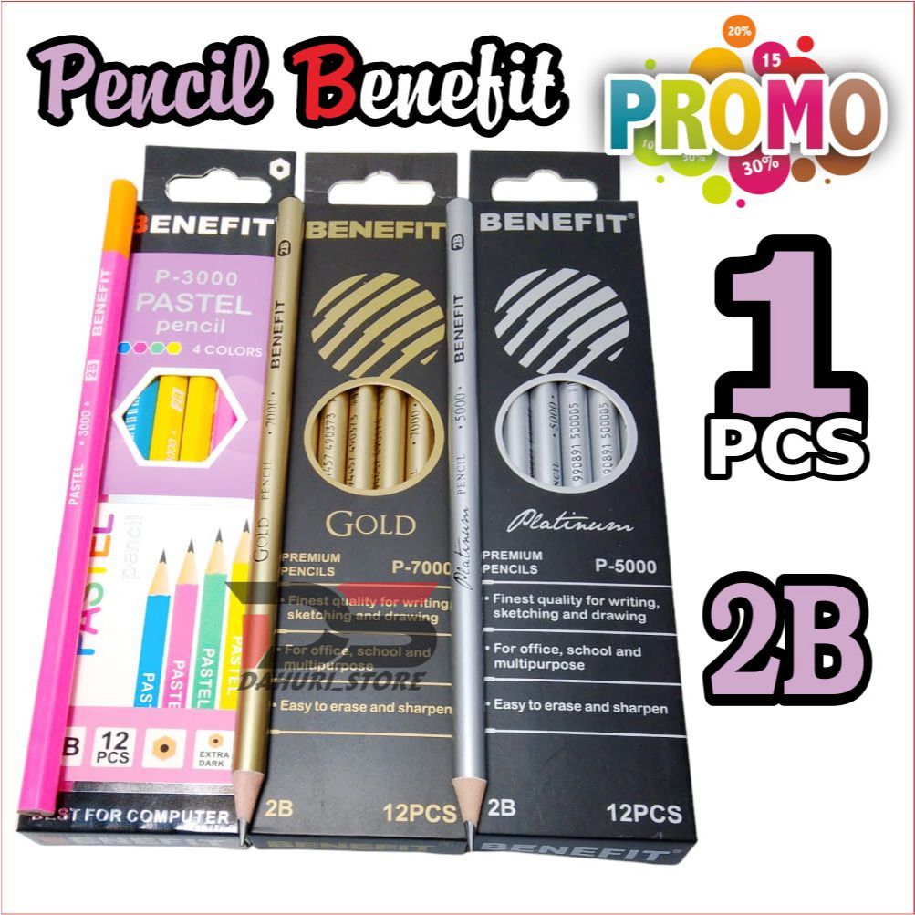 

HARGA MURAH PENCIL 2B PENSIL 2B MERK BENEFIT PENCIL LUCU DAN KEREN HARGA UNTUK 1 PCS