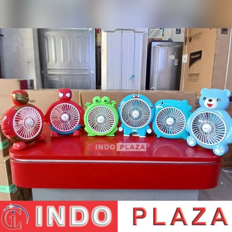 KIPAS MEJA KARAKTER YASAKA 8 inch / KIPAS KARAKTER / KIPAS MINI KARAKTER