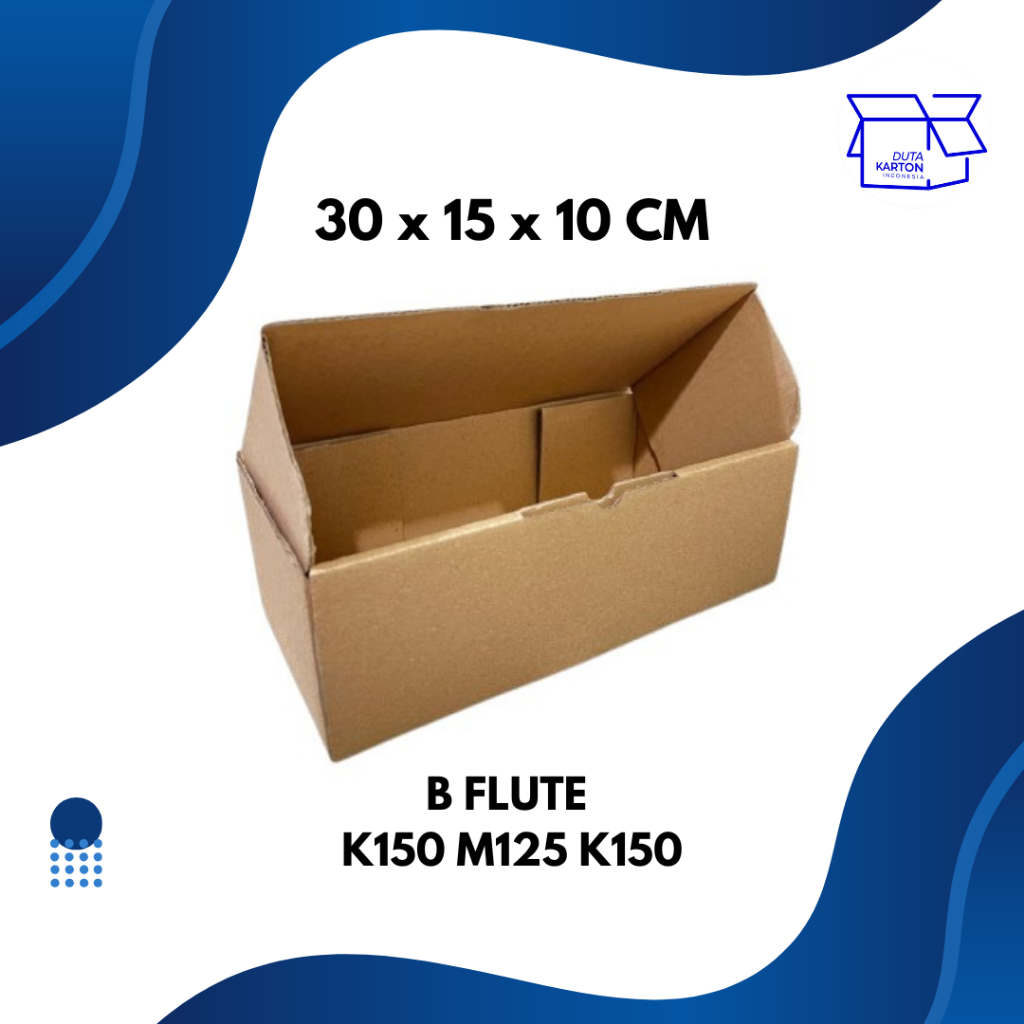 

30X15X10 KARDUS PACKING DIECUT (Min order 5 pc)