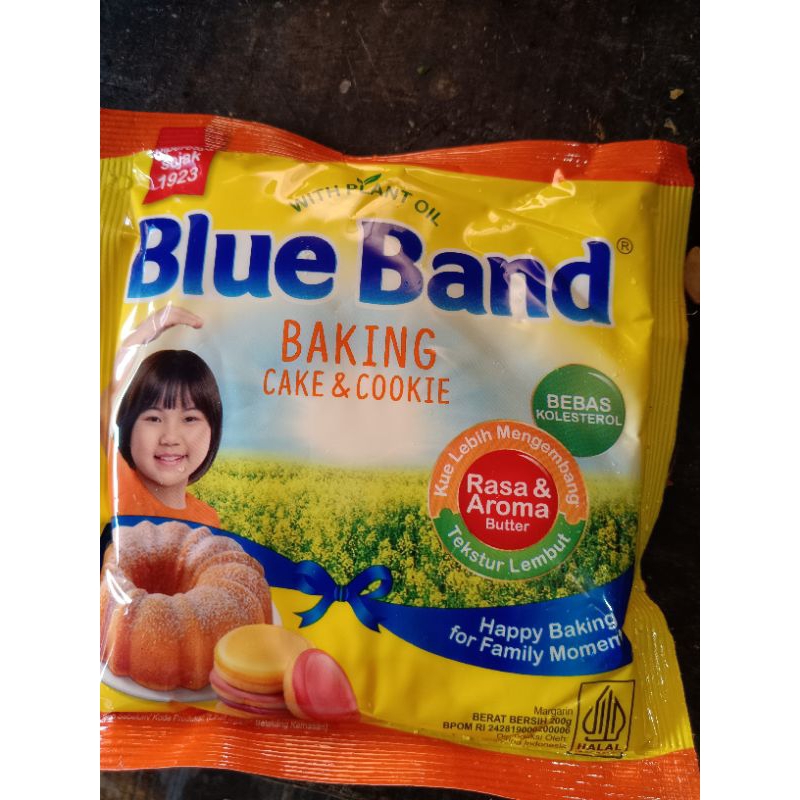 

200 gram mentega Blue band Baking Cake & Cookie
