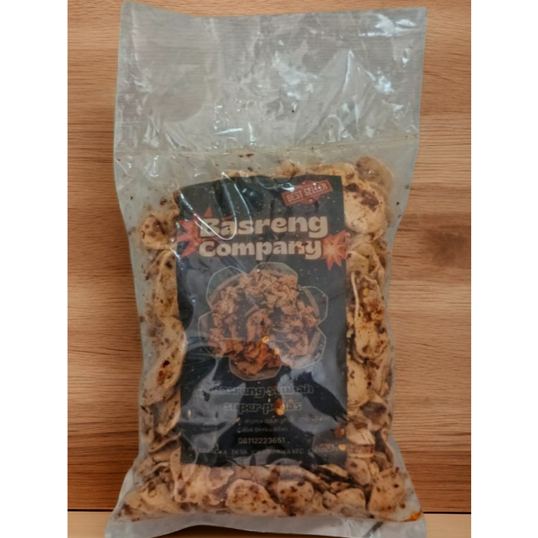 

Basreng Company Renyah 700g (Paket B) (Extra pedas level 5) - Snack Makanan Ringan - Food