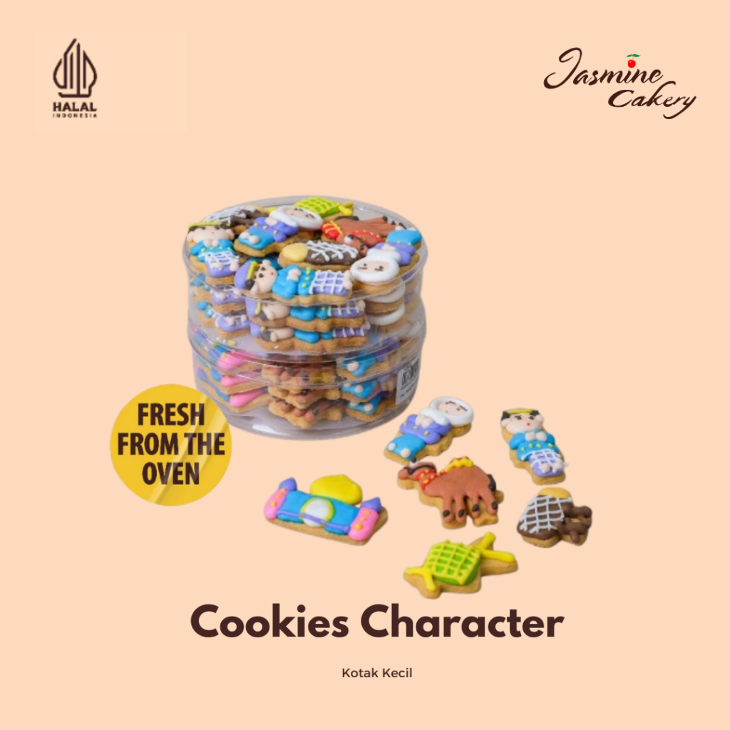 

Cookies character Toples/Cake Box/Gift Box/Kue Kering