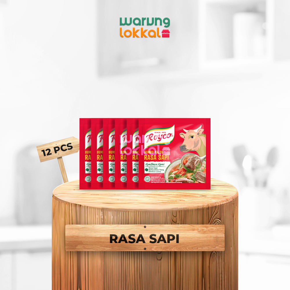 

Royco Rasa Sapi 1 Renteng 12 Pcs - Warung Lokkal