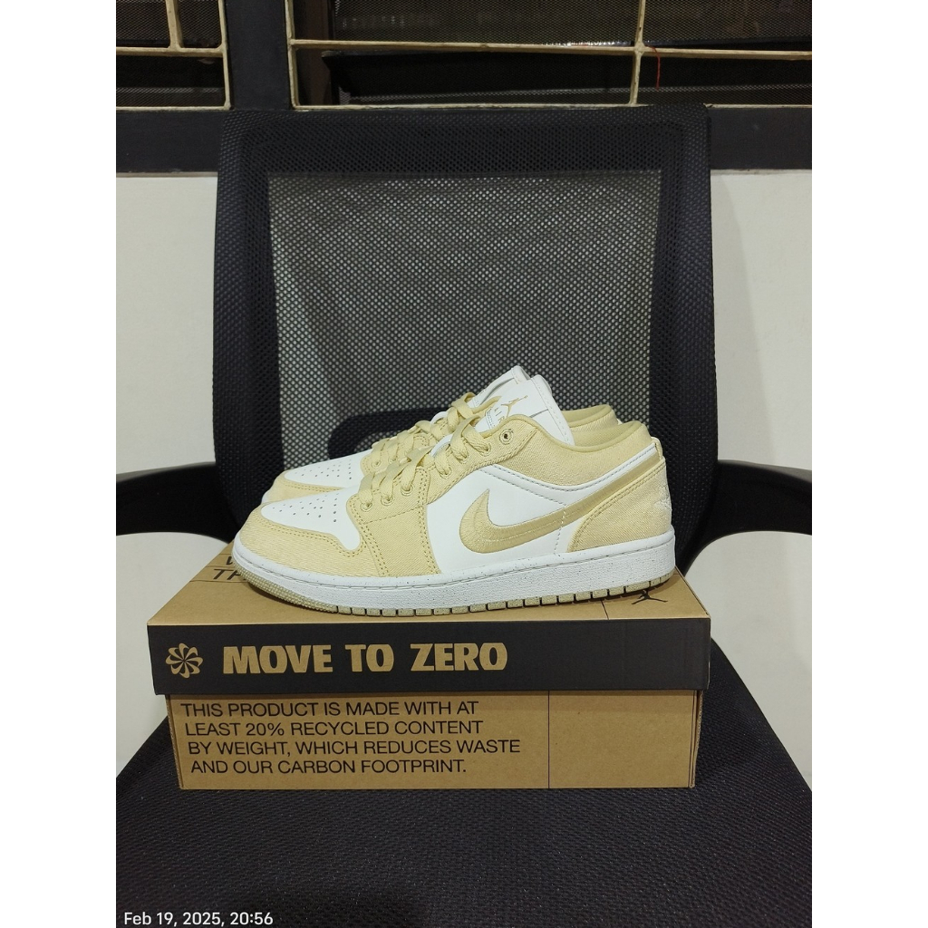 Nike Air Jordan 1 Low Special Edition Gold White [FN3722-701] size 40,5 Original BNIB