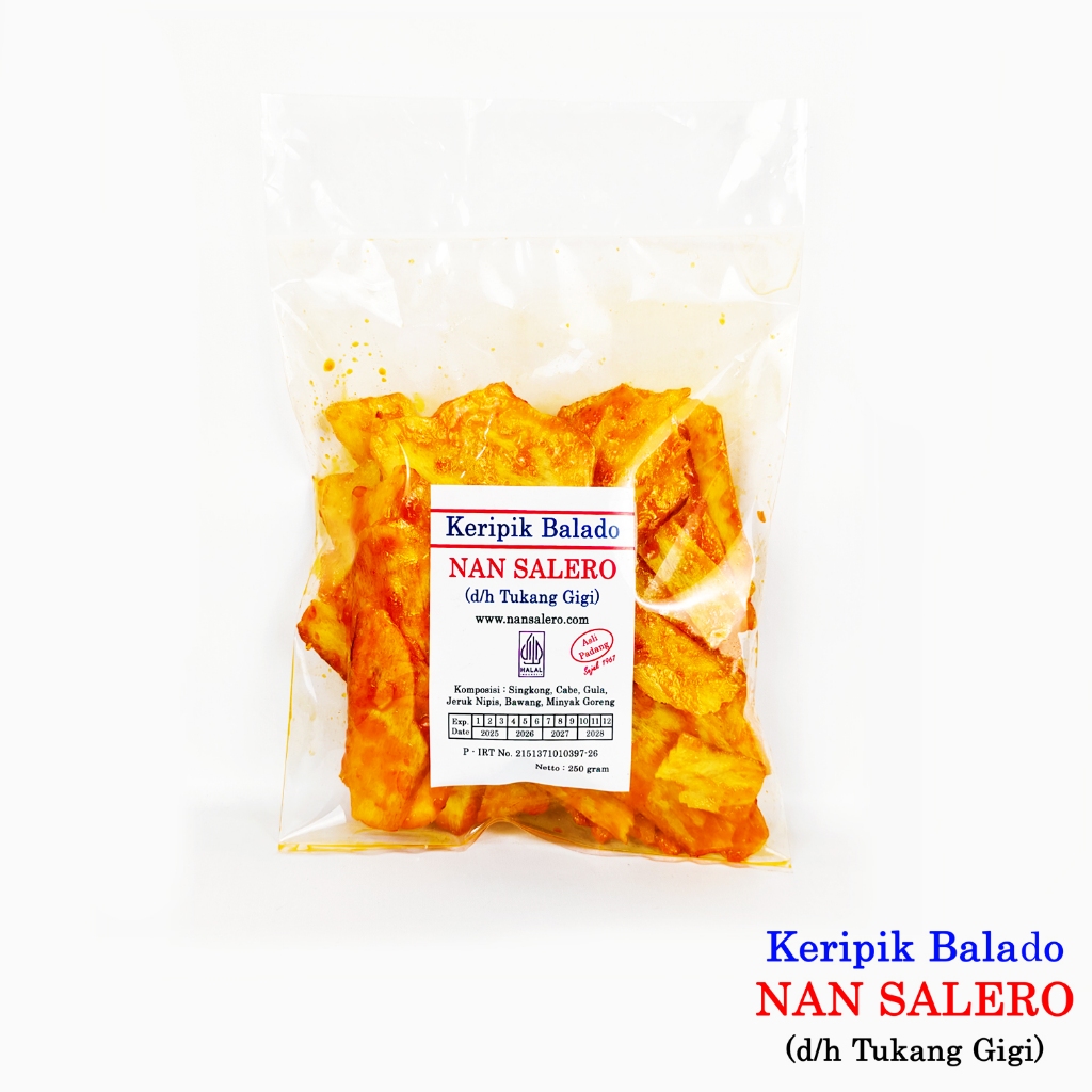 

Keripik Balado Panjang Nan Salero 250 gram