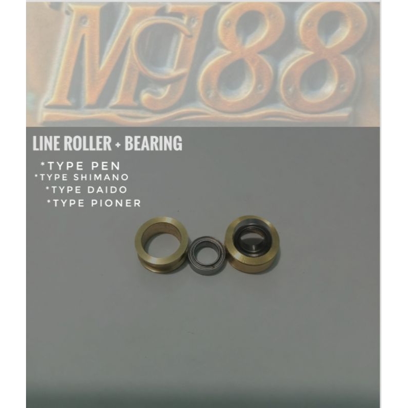 Bearing STAINLESS Line Roller Daido + Line Roller 1 set