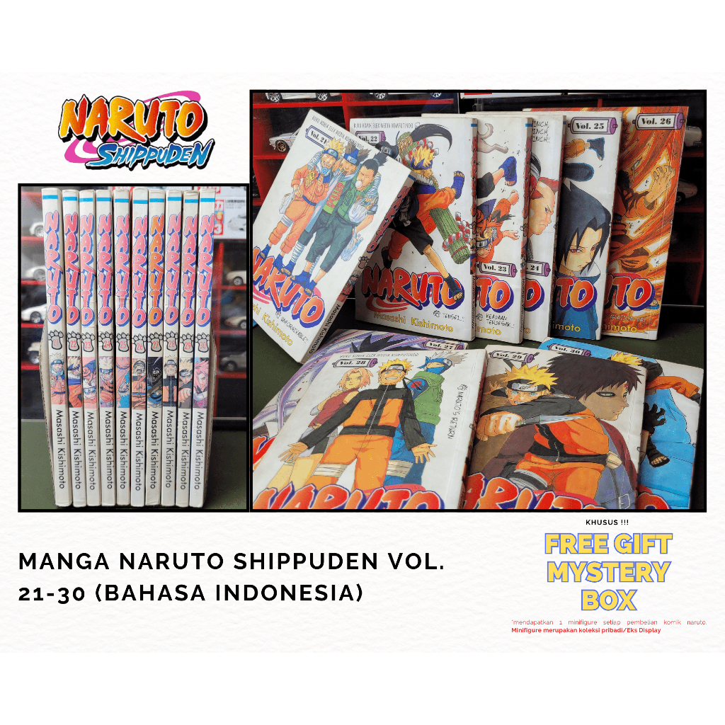 (Bahasa Indonesia) Komik/Manga Naruto Shippuden, VOL. 21-30