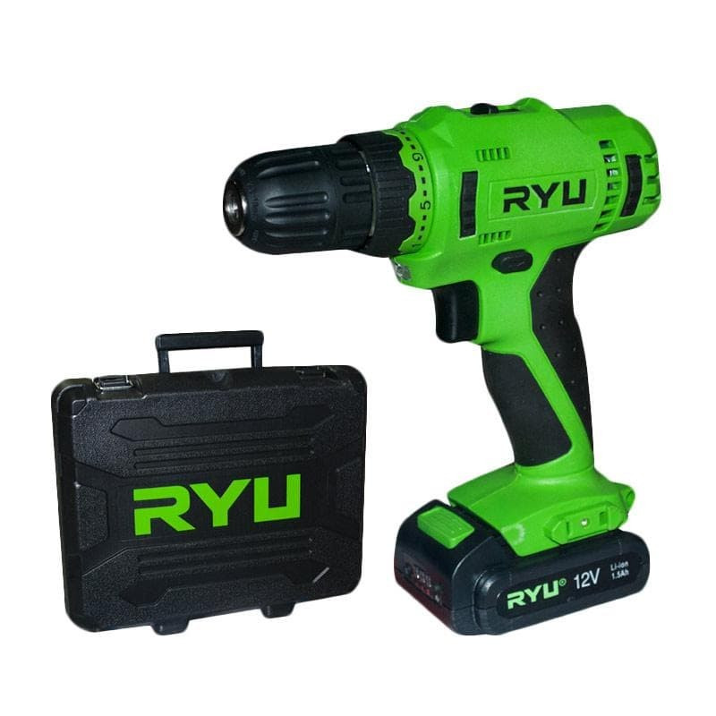 Cordless Drill RYU RCD 12V - Mesin Bor Baterai RYU RCD12V