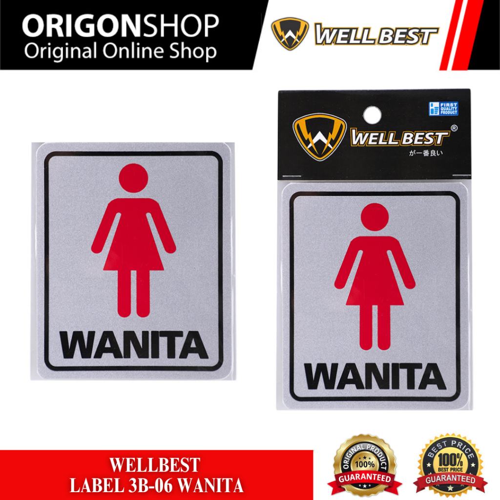 

WELLBEST Label 3B-06 Wanita / Label Stiker
