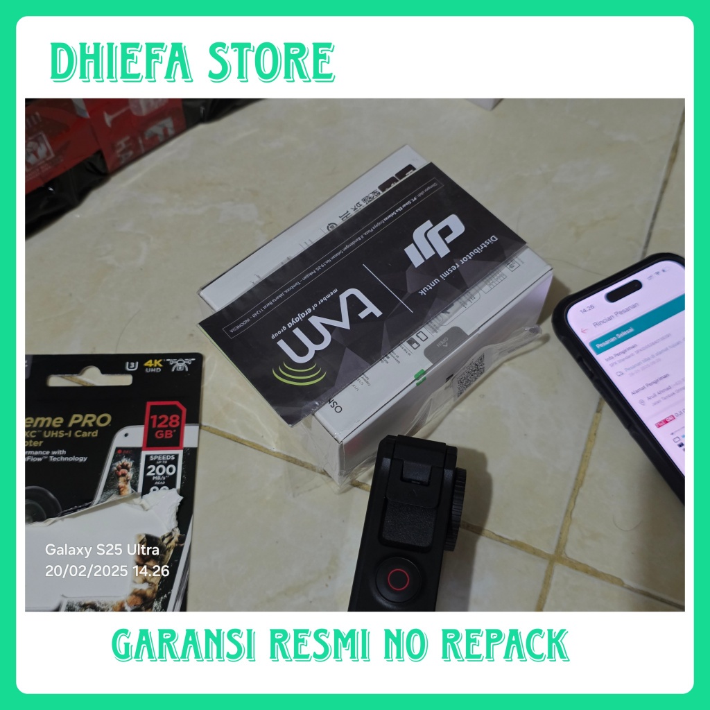 DJI Osmo Action 4 Garansi Resmi [ second ]