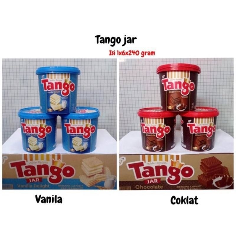 

PROMO TANGO WAFER RENYAH JAR COKLAT DAN VANILLA 240G