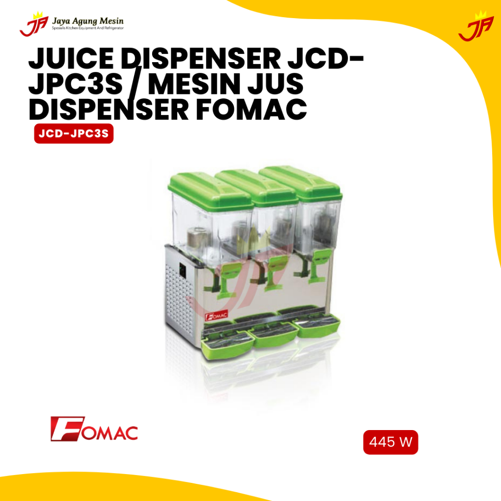 FOMAC Juice Dispenser JCD-JPC3S / Mesin Jus Dispenser