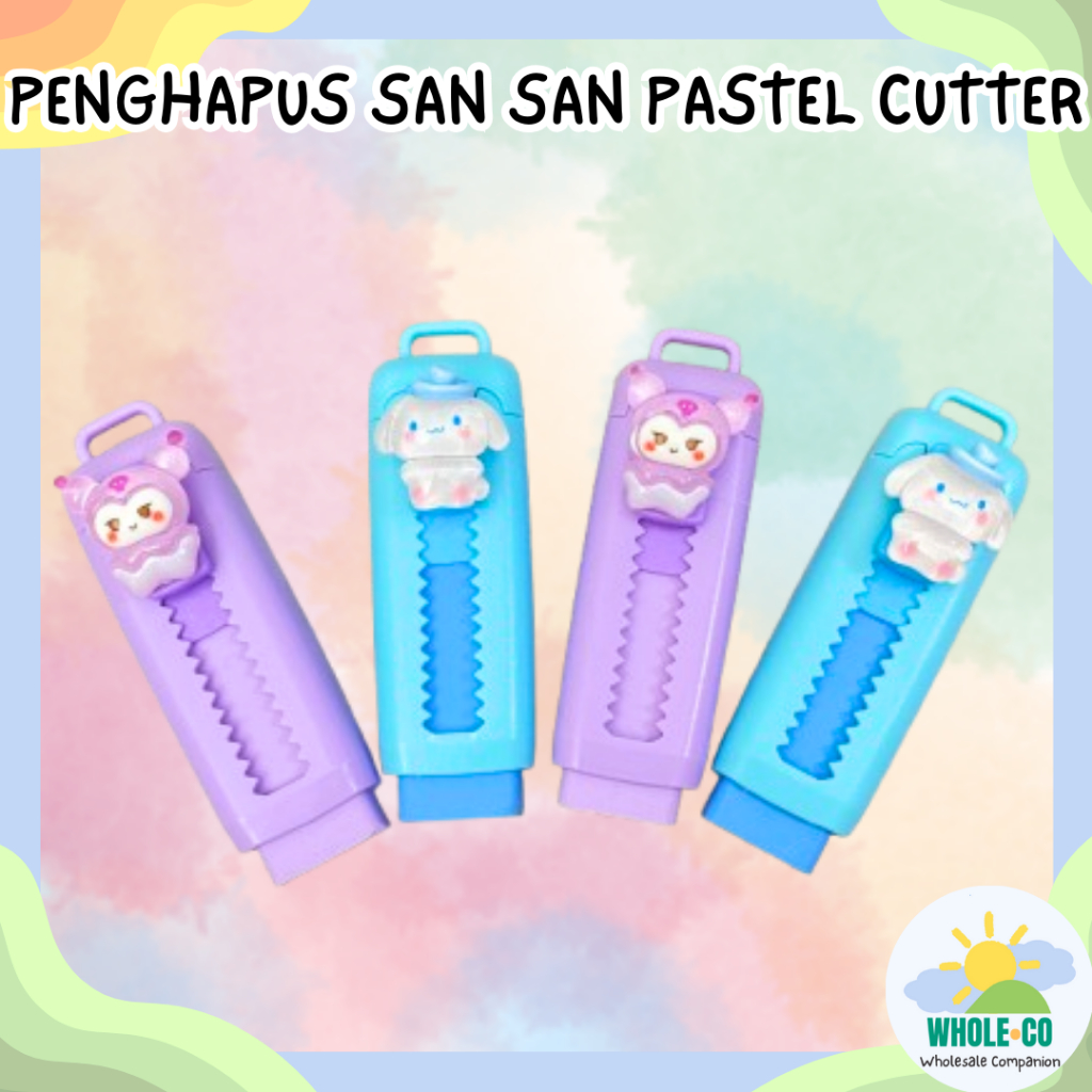 

Penghapus Cutter San San Pastel Premium Mekanik Moroll Kuro bentuk Kotak Lucu Unik Imut Termurah Grosir Cod