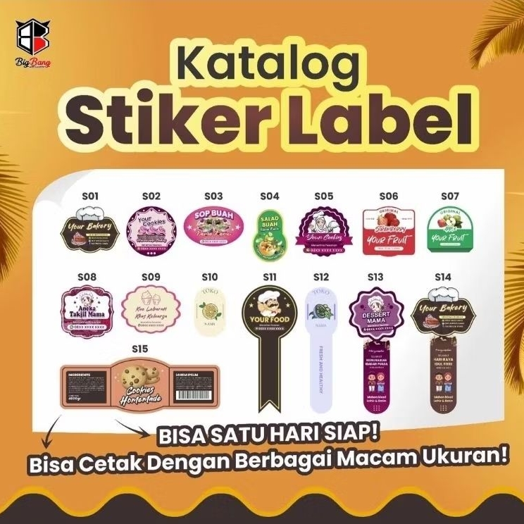 

Sticker Chromo Kisscut | Diecut | bisa request desain