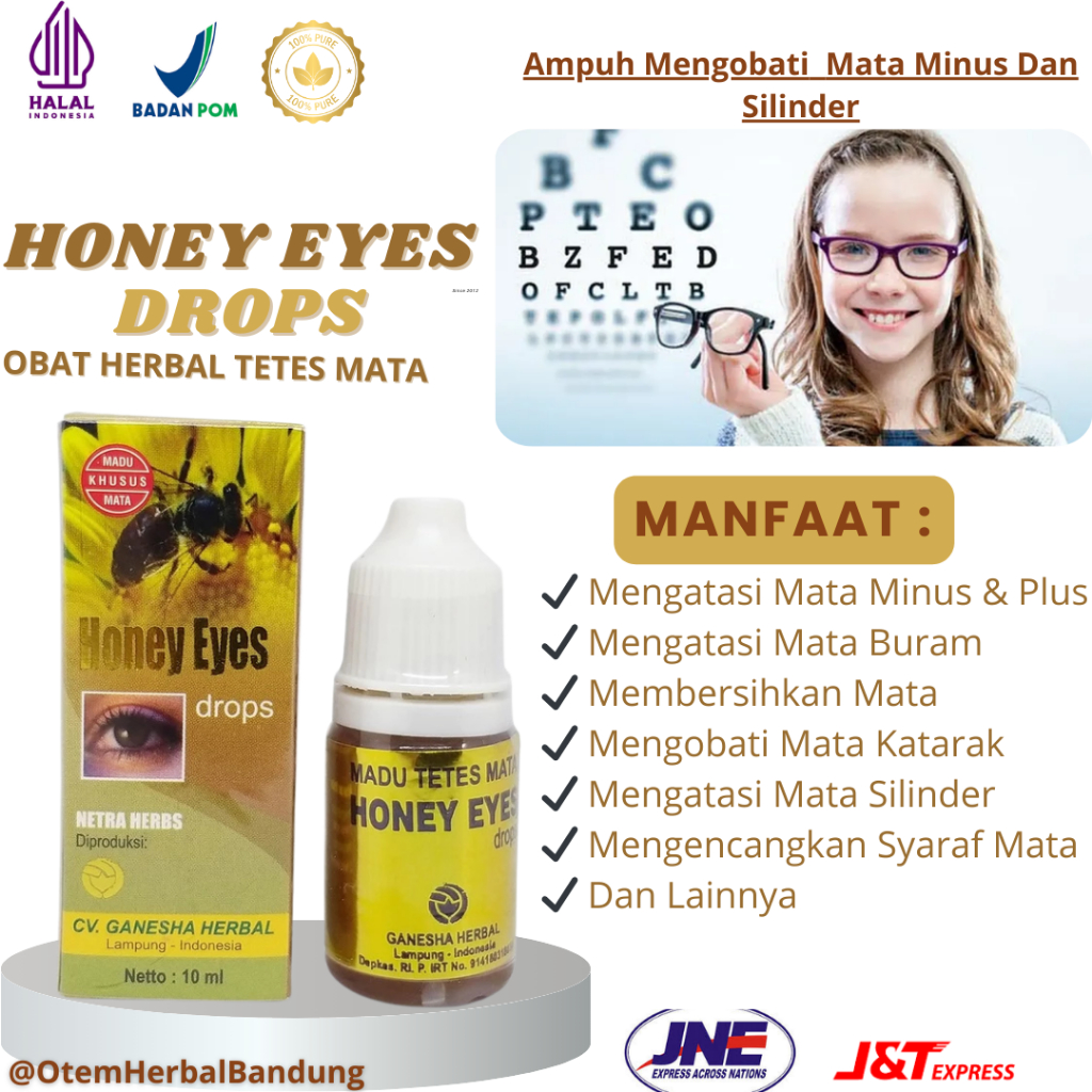 Honey Eyes Obat Tetes Mata Minus Dan Silinder