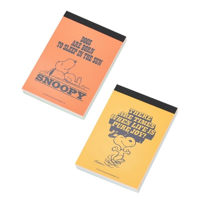 

Mini Memo Pad Peanuts Snoopy 75th Anniversary Woodstock Note Buku Kecil Limited Edition