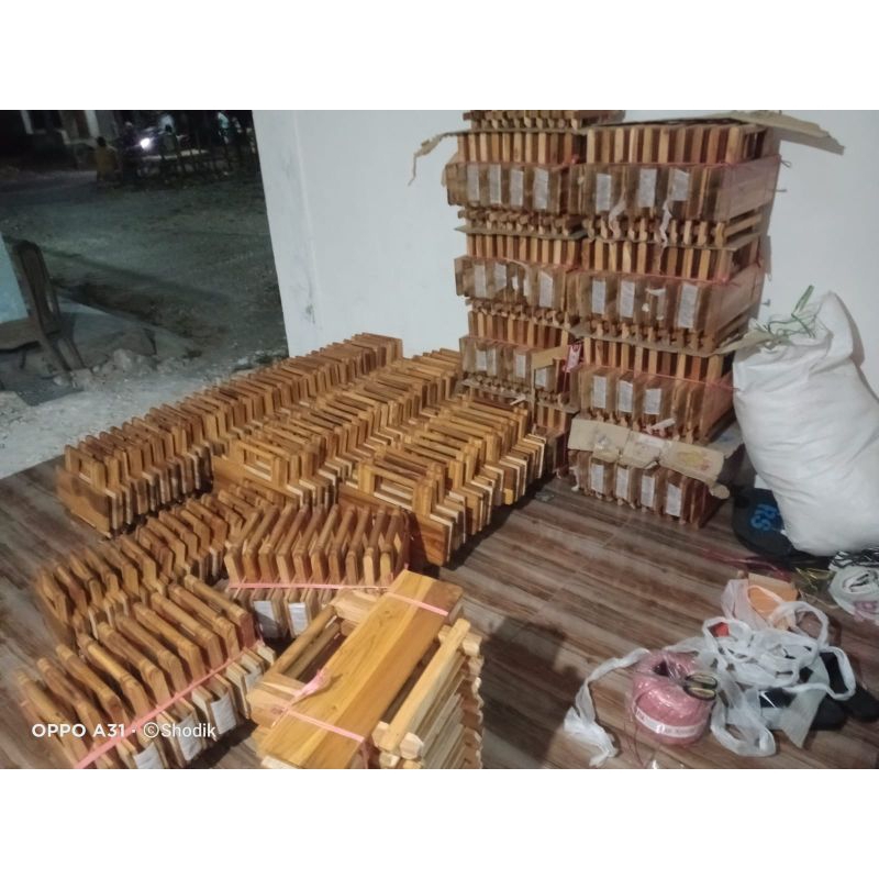 meja belajar lipat tinggi kayu jati meja laptop meja serbaguna