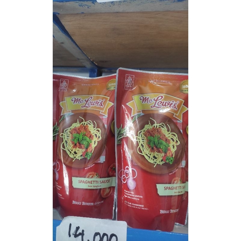 

mclewis sauce spagetti 500gr