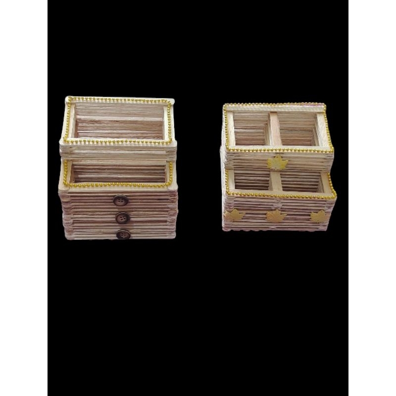 

TEMPAT PENSIL, GUNTING, HP, ATK SERBAGUNA / KERAJINAN TANGAN DARI STIK ES KRIM