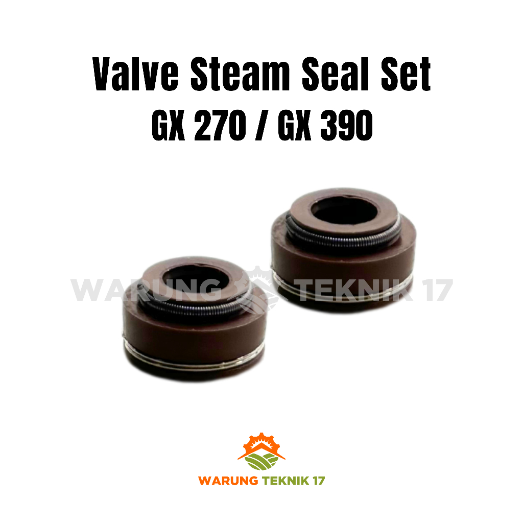 Valve Steam Seal Set GX270 / GX390 2 Pcs Seal Klep Mesin Bensin Sil Serba Guna Pompa Air Genset
