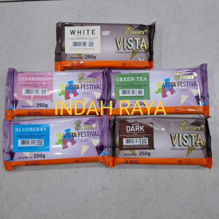 

Elmer Compound vista 250gr - Coklat batang warna aneka rasa