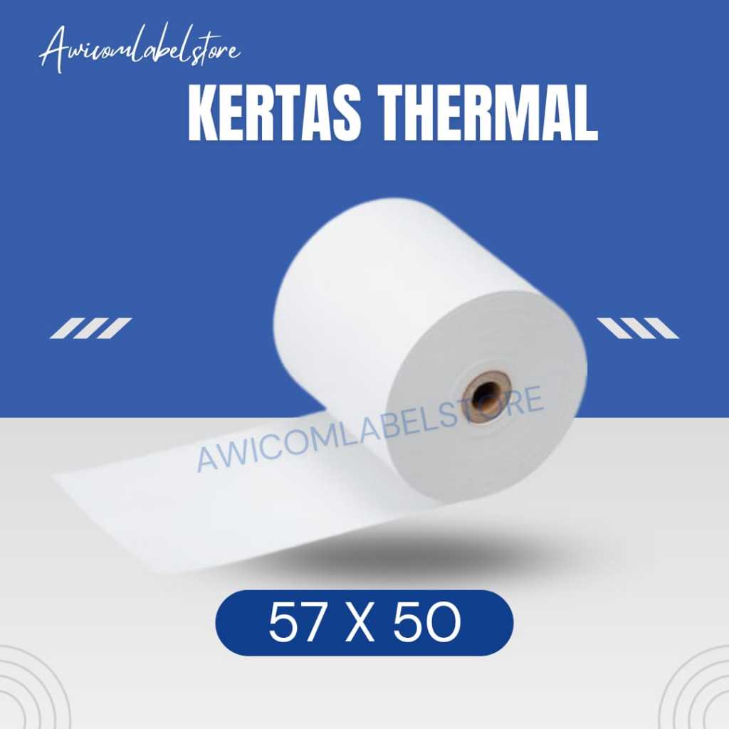 

Kertas Struk Thermal / Kertas Kasir 57x50 / 58x50 EDC POS