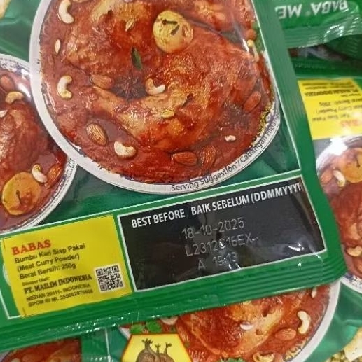 

Bumbu Instant Varian Babas Kemasan 250gr