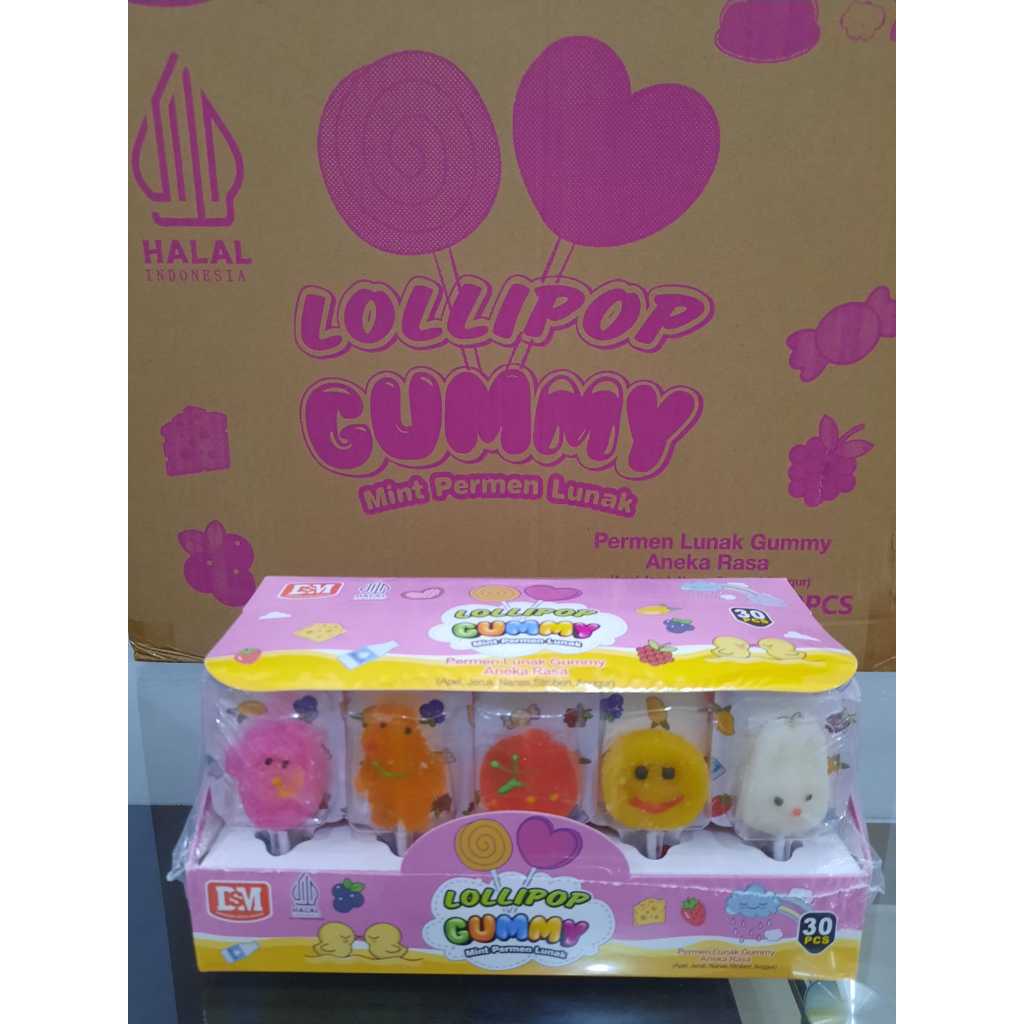 

Makanan DSM Gummy Lollipop HALAL 30pcs 415gr