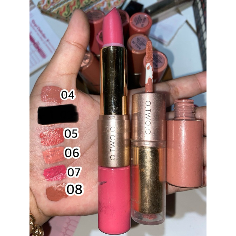 Lipstik+Lipcream matte Otwoo ri jek