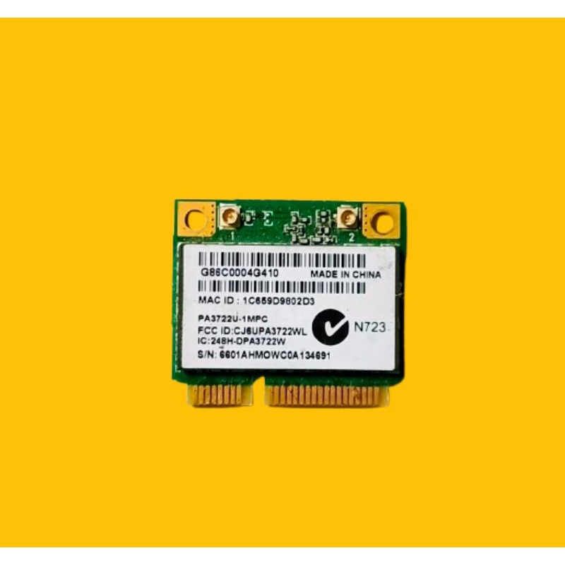 Wifi card laptop Toshiba Satelite C640