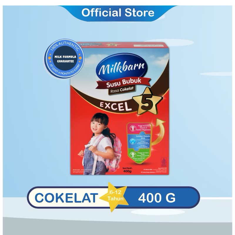 

MILKBARN EXCEL 5+ SUSU PERTUMBUHAN ANAK USIA 6-12 TAHUN