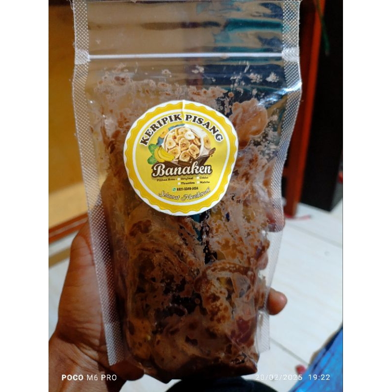 

kripik pisang coklat lumer 150gram