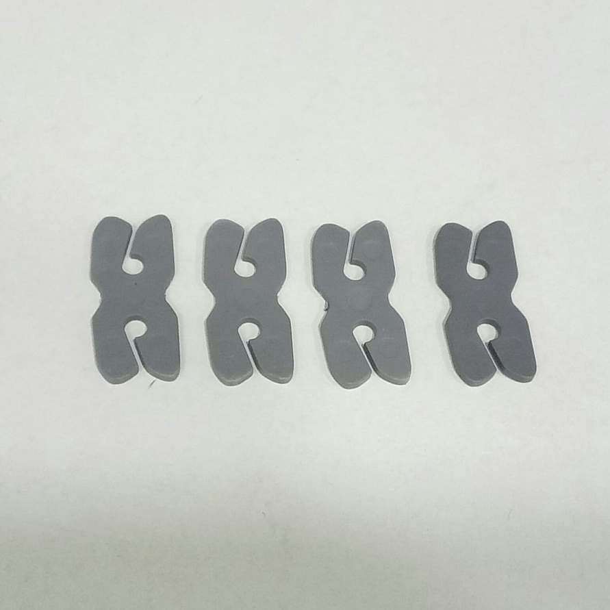 KODE K59T pengait ujung tali sepatu plastik klip pengunci tali sepatu