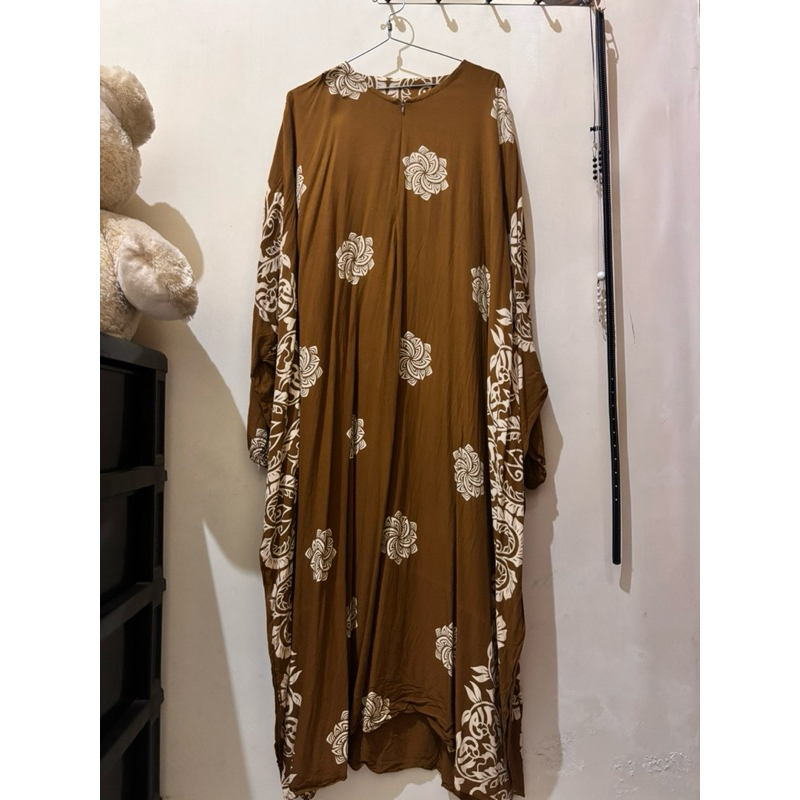 PRELOVED Dress panjang wanita maxi dress jumbo batik