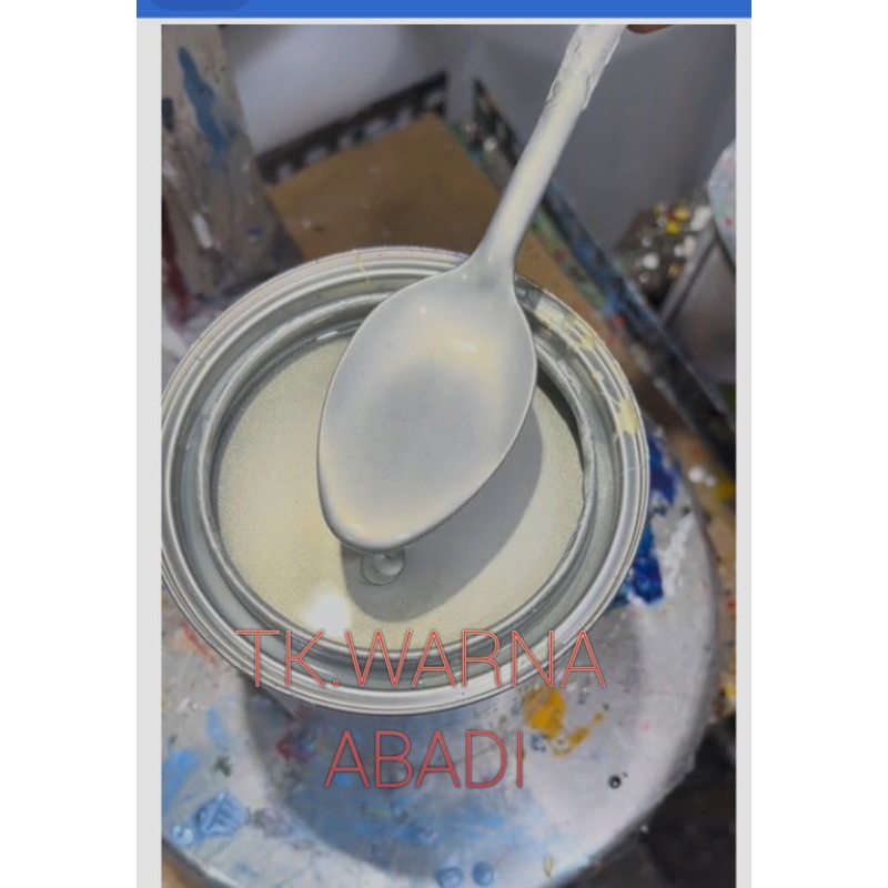 CAT PU PEARL GOLD/LEMBAYUNG EMAS CAT MOTOR MOBIL 1KG