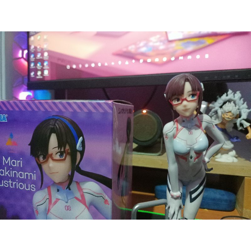 Action Figure Evangelion Mari Makinami Sega Luminasta