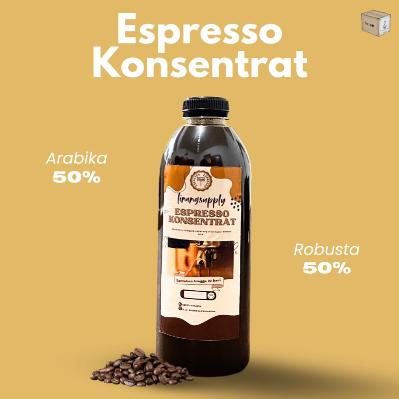 

Espresso konsentrat blend kopi susu 50:50