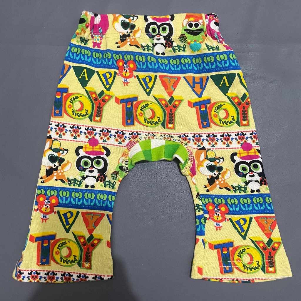 ANAK K298 (JOYFUL AND MONSTER ORI, PRELOVED) Celana Legging Ketat Stretch Cutbray Panjang 3/4 Pingga