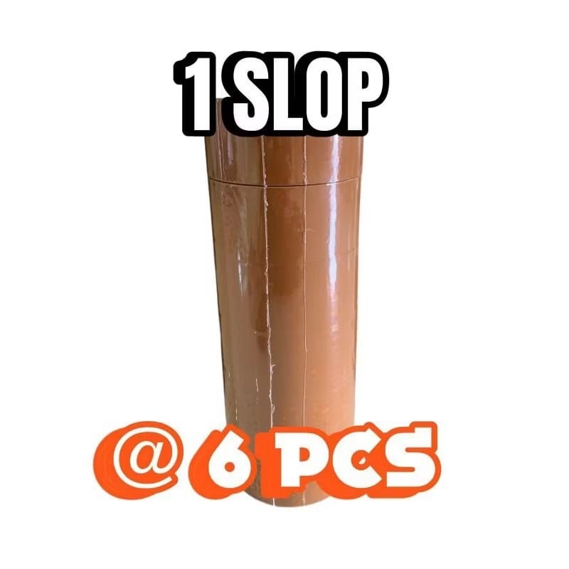 

LAKBAN COKLAT/ISOLASI COKLAT 1 SLOP(ISI 6 Pcs) 45MM X 90 YARD ISOLASI MURAH