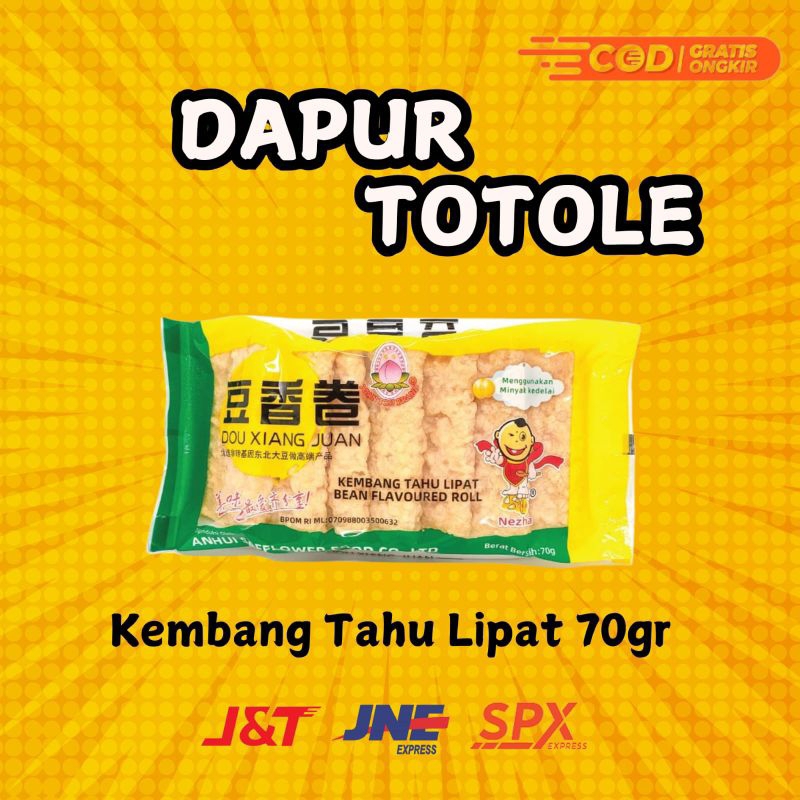 

Kembang Tahu Lipat / Kulit Tahu 70gr