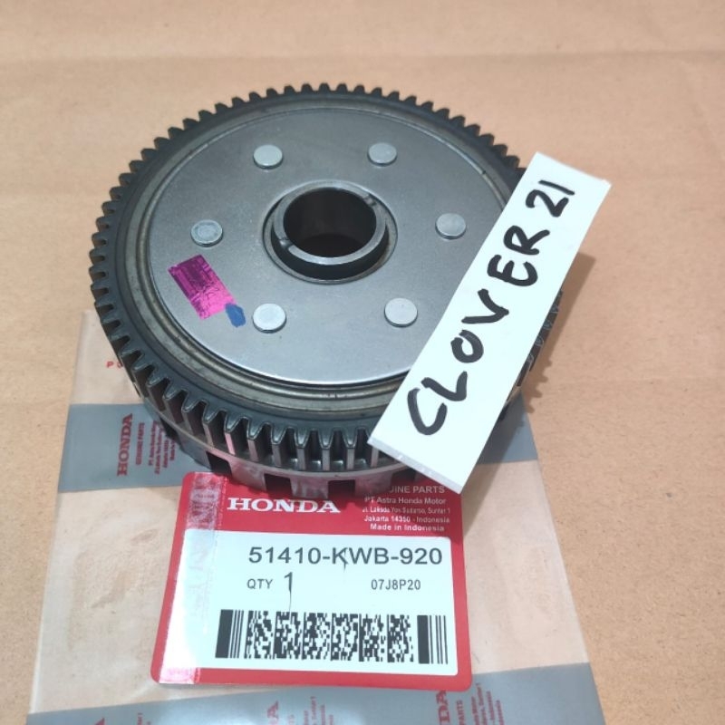Mangkok Kopling Plus Gigi gendeng KWB Honda Revo absolute Revo 110 Karbu Blade