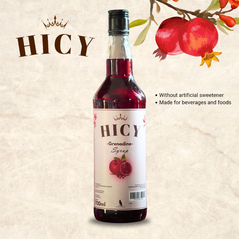 

HICY Grenadine Syrup 700ml - Royal Syrup Premium