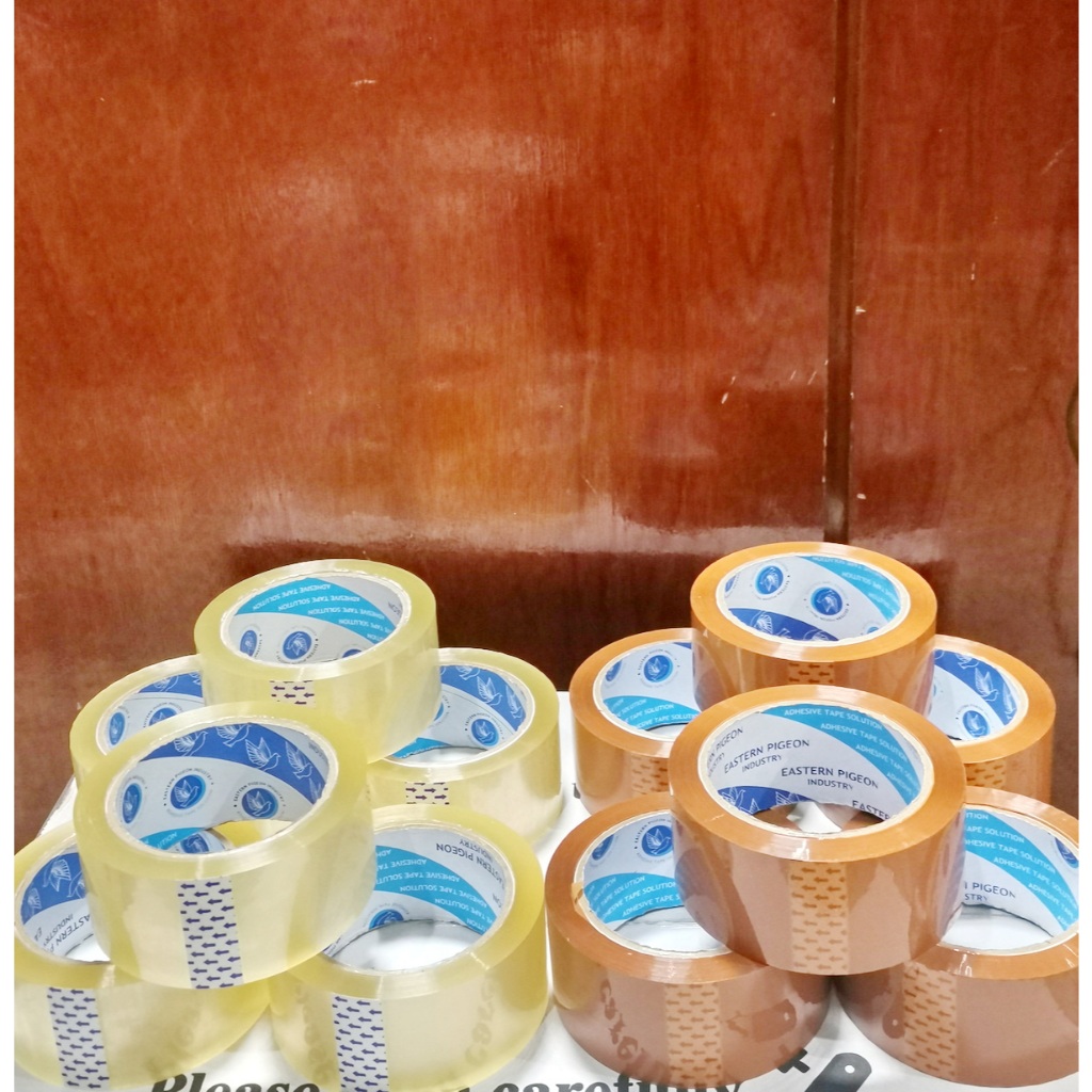 

Lakban 45x100yard 1 roll Selotip 2 inch 45 micron Selasiban Selotip Eastern Pigeon