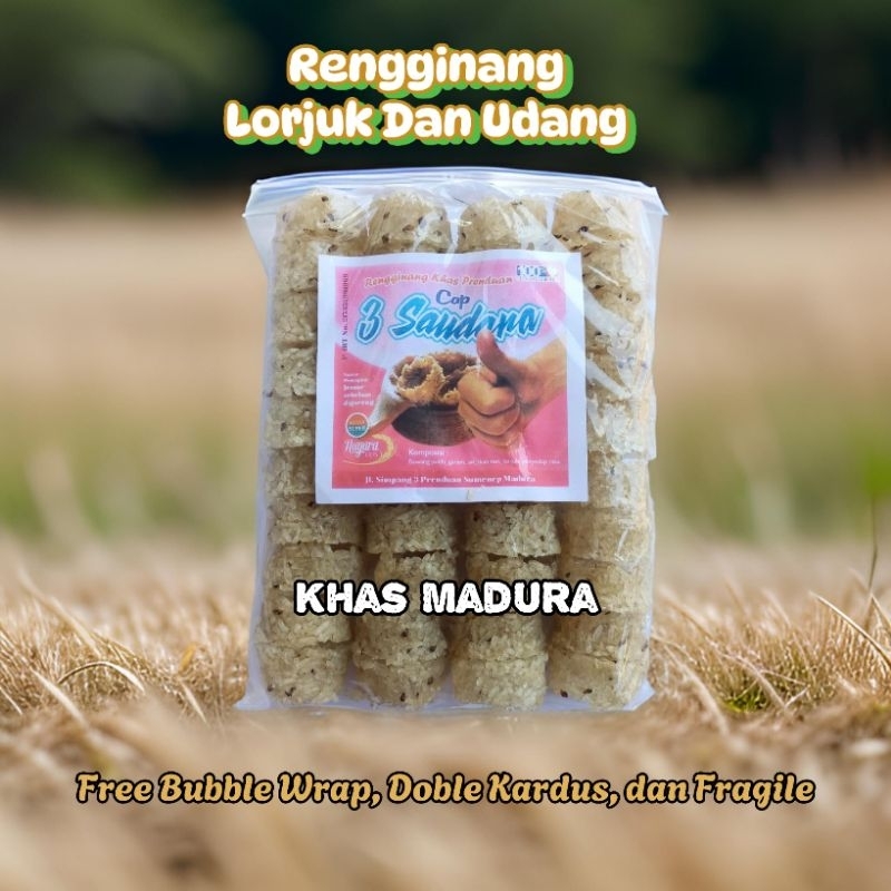 

Rengginang (mentah) Lorjuk Khas Madura isi 40 free bubble wrap