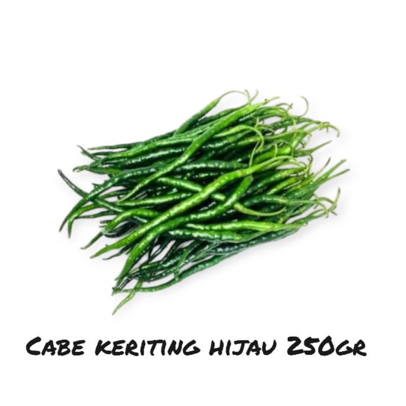 

sayuran cabai keriting hijau 250gr