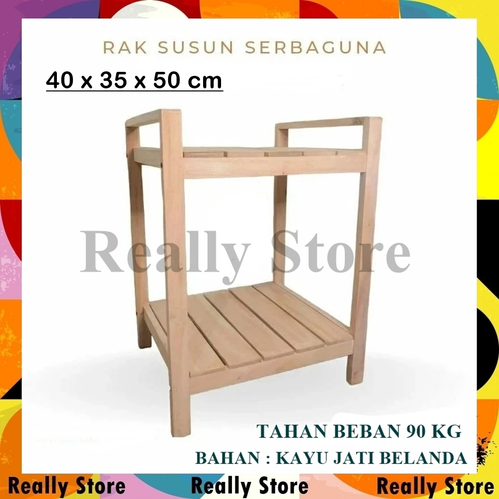 Rak Dispenser Galon Kayu dan magic com 2 Susun Rice Cooker Tempat Galon kayu Esetik Aesthetic