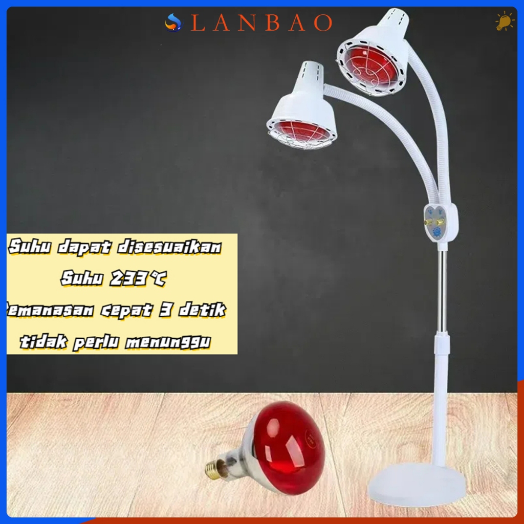 Lampu Fisioterapi Inframerah Salon Kecantikan Pemanas Khusus Lampu Memanggang 275W Lampu Fisioterapi