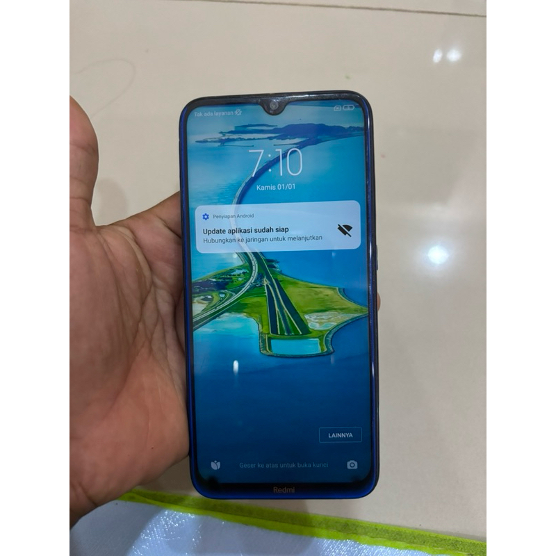 XIOMI NOTE 8 Ram 4/64 minus layar bercak sedikit sama gak ada sinyal